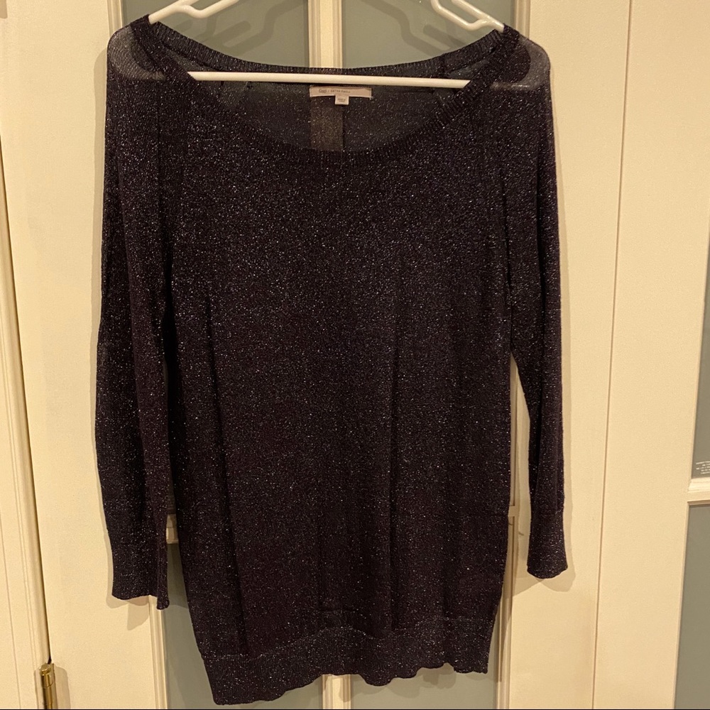 Gap sheer, sparkly top